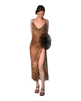 Ravello Leopard Mesh Dress