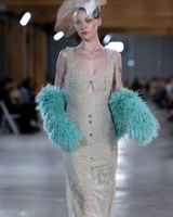 SOLÈNE | Embellished Art Deco Column Bridal Gown