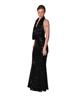 Thyra - Halter Sequin Gown