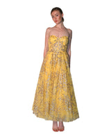 Vita - Sparkle Tulle Corset Midi Dress