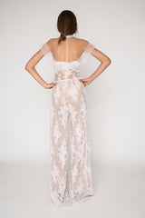 Lace embellished jumpsuit