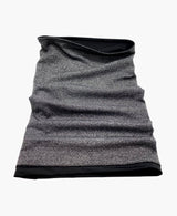 Reversible Black Charcoal Neck Gaiter