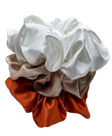 3 Pack Light Mix Soft Satin Scrunchies