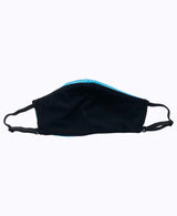 Kids Adjustable Baby Blue Black Soft Reversible Mask