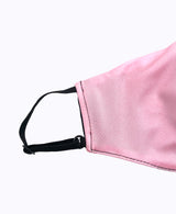 Kids Adjustable Pink Black Soft Reversible Mask