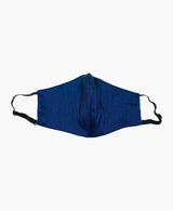 Adjustable Navy Blue Lightweight Taffeta Mask
