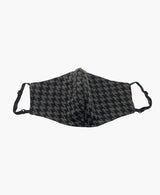 Adjustable Dark Houndstooth Mask