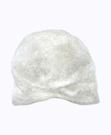 Transparent Sequin Tulle Knot Turban Hat