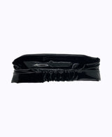 Black Patent Vegan Leather Headband
