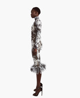 Cloudy Tie Dye Midi