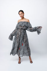 Zebra Maxi Dress