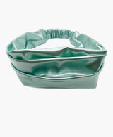 Pearlized Mint Vegan Leather Headband