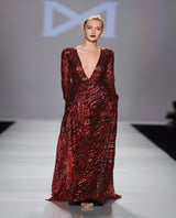 sequin gown with pockets