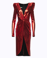 Harley Metalic Red Dress