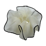 3 Pack Contrast Trim Organza Super Scrunchie