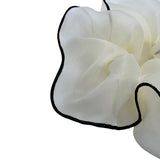 3 Pack Contrast Trim Organza Super Scrunchie