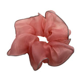 3 Pack Contrast Trim Organza Super Scrunchie