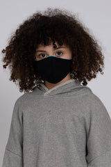 Kids Adjustable Neon Green Soft Reversible Mask