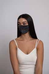 Denim Print Mask