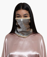 Two Tone Sequin Neck Gaiter
