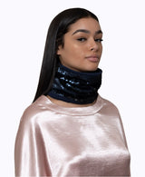 Two Tone Sequin Neck Gaiter