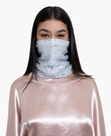 Sequin Pleated Neck Gaiter