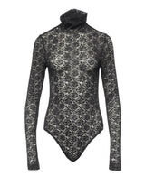 Maddy Lace Bodysuit Noir