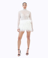 Mixa Mesh Top Blanc
