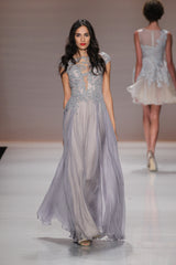 Lace embellished gown