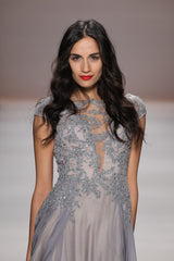 Lace embellished gown