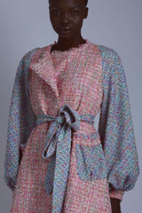 Candy Tweed Coat Dress