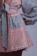 Candy Tweed Coat Dress