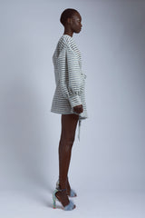 Sky Tweed Coat Dress
