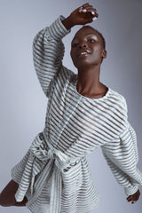 Sky Tweed Coat Dress