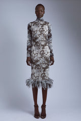 Cloudy Tie Dye Midi