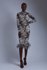 Cloudy Tie Dye Midi