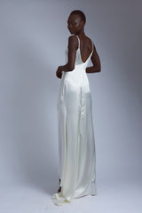 Pearl Silky Wrap Gown