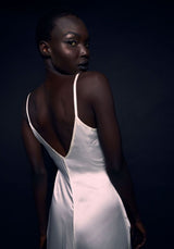 Pearl Silky Wrap Gown