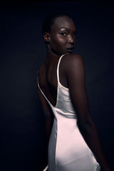 Pearl Silky Wrap Gown