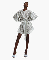 Sky Tweed Coat Dress