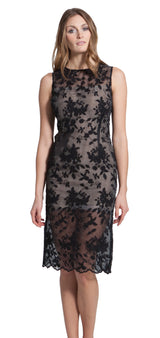 Black strapless mini dress