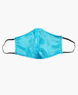 Baby Blue Black Soft Reversible Mask