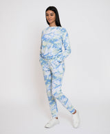 Cloud Tie-dye Terry Sweat Suit