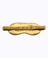 3D Gold Floral Silk Sleep Eye Masks