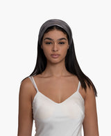 Gunmetal Vegan Leather Headband