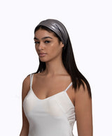 Gunmetal Vegan Leather Headband