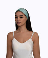 Pearlized Mint Vegan Leather Headband