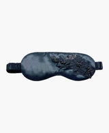 3D Black Floral Silk Sleep Eye Masks