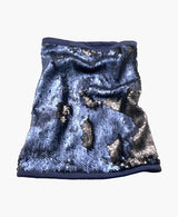Two Tone Sequin Neck Gaiter