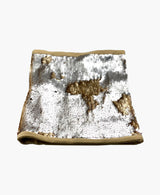 Two Tone Sequin Neck Gaiter